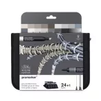 Marker készlet WN Promarker 24 db Wallet Black and Greys