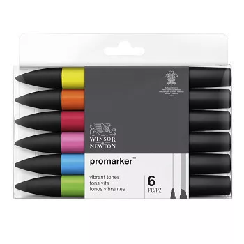 Marker készlet WN Promarker 6 db Vibrant Tones