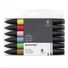 Marker készlet WN Promarker 6 db Mid Tones