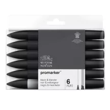 Marker készlet WN Promarker 6 db Blacks + Blender
