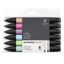 Ecset marker készlet WN Promarker 6 db Pastel Tones