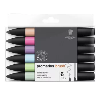 Ecset marker készlet WN Promarker 6 db Pastel Tones