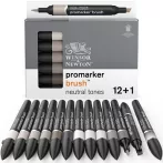 Ecset marker készlet WN Promarker 12+1db Neutral tones
