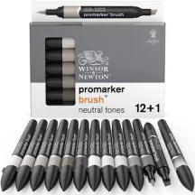 Ecset marker készlet WN Promarker 12+1db Neutral tones