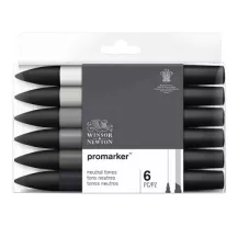 Marker készlet WN Promarker 6 db Neutral Tones
