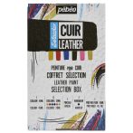 Bőrfestő készlet Pébéo Leather Selection box
