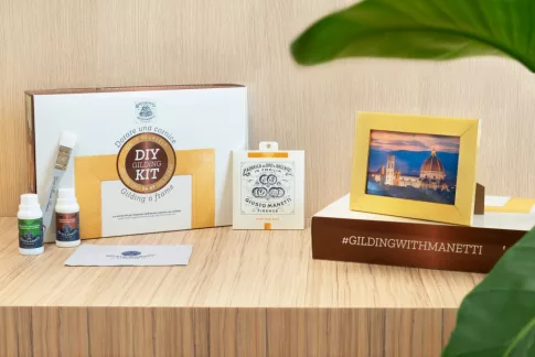 DIY kit for gilding Manetti, real gold