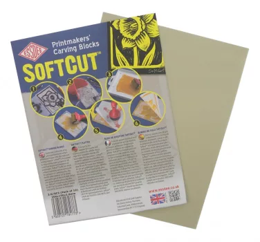 Softcut puha linó linómetszethez 7.5x7.5cm