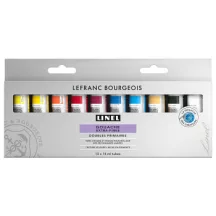 Gouache festék készlet Lefranc Linel 10x14ml