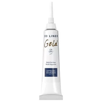 Üvegkontúr L&B 3D liner - Vitrail fekete 20 ml