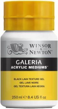 Texturing gel fekete Lava WN Galeria 250ml