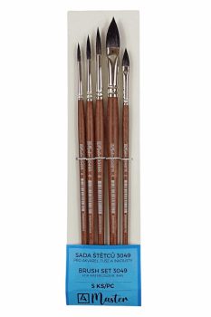 Akvarell ecset szett Master 5 db