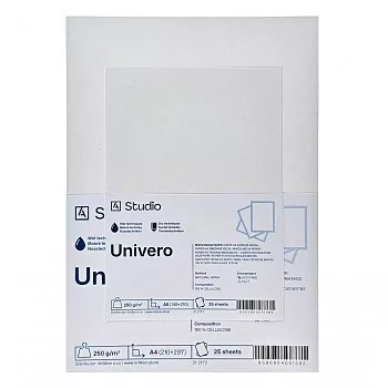 Vegyes média papír Univero 250g A5, 25 lap Vegyes média papír Univero 250g A5, 25 lap