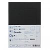 Fekete karton Duralis 370g A4, 10 lap