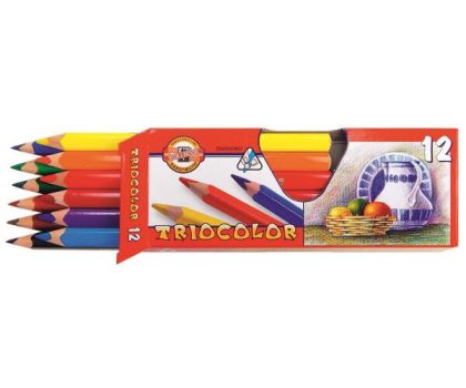 Színes ceruzák Koh-i-noor Triocolor 12 db készlet