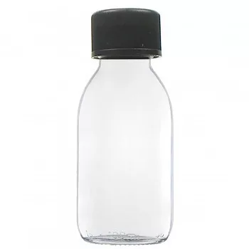Üvegpalack / fiola 100ml biztonsági kupakkal
