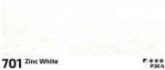 Akvarell festék Rosa 10ml – 701 zinc white