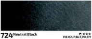 Akvarell festék Rosa 10ml – 724 neutral black