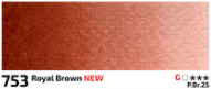 Akvarell festék Rosa 10ml – 753 royal brown