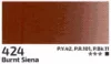 Akril festék Rosa 1000ml – 424 burnt sienna