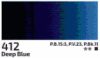Akril festék Rosa 75ml – 412 deep blue
