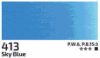Akril festék Rosa 75ml – 413 sky blue