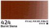 Akril festék Rosa 75ml – 424 burnt sienna