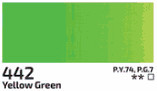 Akril festék Rosa 75ml – 442 yellow green