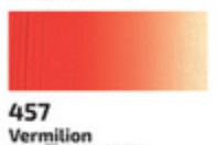 Akril festék Rosa 75ml – 457 vermilion