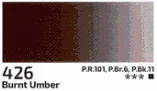 Akril festék Rosa 400ml  426 burnt umber