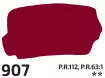 Gouache paint Rosa 40ml – 907 red deep