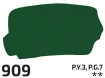 Gouache paint Rosa 40ml – 909 green deep