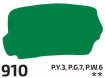 Gouache paint Rosa 40ml – 910 green light