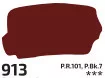 Gouache paint Rosa 40ml – 913 brown deep