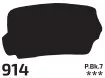 Gouache paint Rosa 40ml – 914 fekete