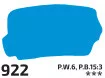 Gouache paint Rosa 40ml – 922 kék light