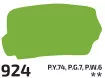 Gouache paint Rosa 40ml – 924 yellowish green