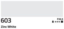 Akril festék Rosa 60ml – 603 cink fehér