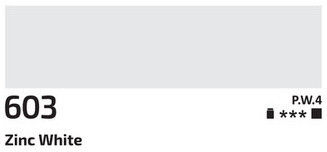 Akril festék Rosa 60ml – 603 cink fehér