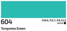Akril festék Rosa 60ml – 604 türkiz zöld