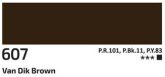 Akril festék Rosa 60ml – 607 Van dyck barna