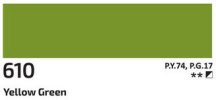 Akril festék Rosa 60ml – 610 sárgás zöld
