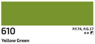 Akril festék Rosa 60ml – 610 sárgás zöld