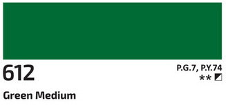 Akril festék Rosa 60ml – 612 közepes zöld