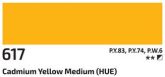 Akril festék Rosa 60ml – 617 kadmium sárga közepes