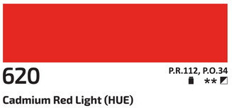 Akril festék Rosa 60ml – 620 kadmium Világos vörös