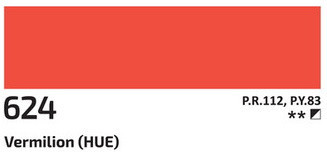 Akril festék Rosa 60ml – 624 vermilion