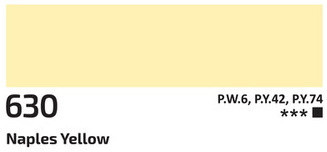 Akril festék Rosa 60ml – 630 nápolyi sárga