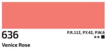 Akril festék Rosa 60ml – 636 velencei rózsaszín