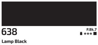 Akril festék Rosa 60ml – 638 lámpa fekete